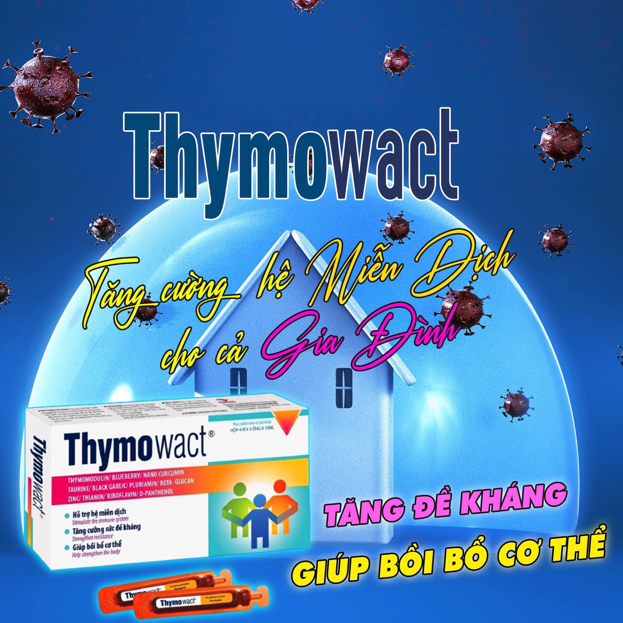 Thymowact - Tăng cường đề kháng cho trẻ