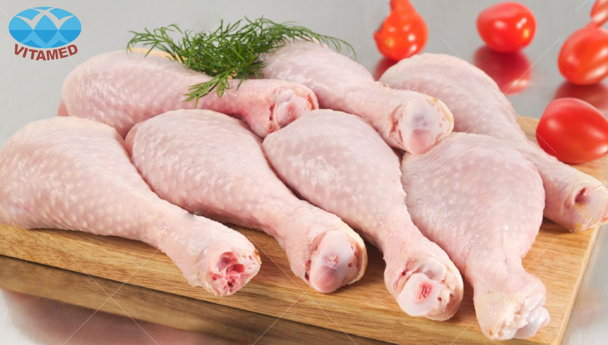 Thịt gà giúp tăng chiều cao ở trẻ em