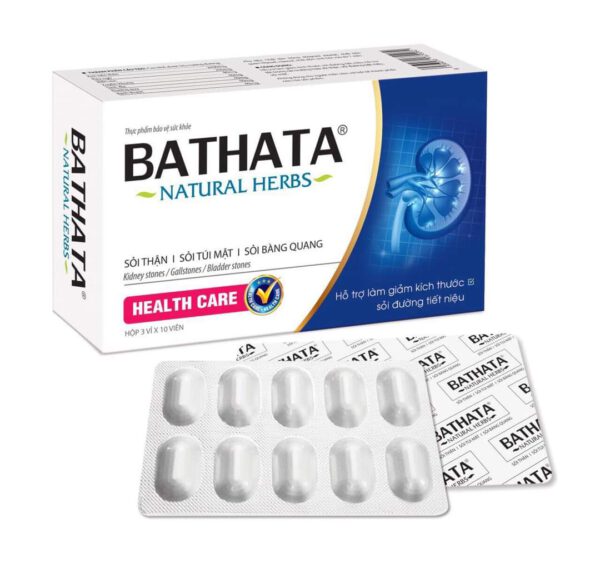 Hỗ trợ giảm kích thước sỏi Bathata